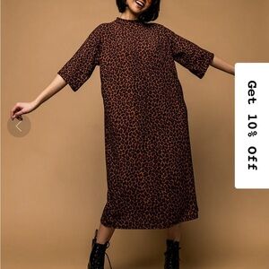 Ozzy Dress in Leopard